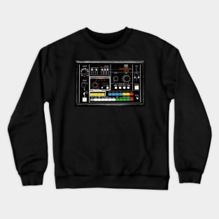 CR-78 / Drum Machine Graphic Art Design Crewneck Sweatshirt